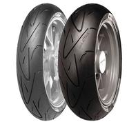 SET DE PNEUS CONTINENTAL 120/70-17 (58W) + 190/50-17 (73W) SPORTATTACK