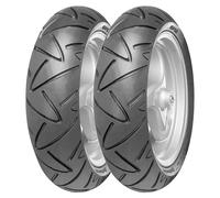 SET DE PNEUS CONTINENTAL 130/60-13 53P + 110/90-13 56Q TWIST M/C