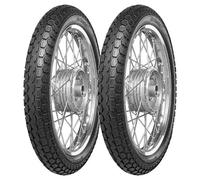 SET DE PNEUS CONTINENTAL 2.50-17 43B + 2.75-16 46J KKS10