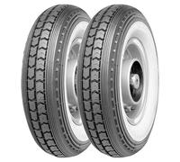 SET DE PNEUS CONTINENTAL 3.50-8 46J + 3.00-12 47J LB M/C WW