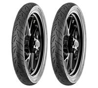 SET DE PNEUS CONTINENTAL 90/80-17 46P + 2.75-17 47P STREET