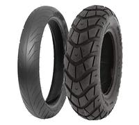 Deli Tire - Set de pneus SC-109 120/80-14 58S + SC-101 130/90-10 70J