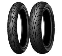 SET DE PNEUS DUNLOP 100/80-18 53H + 140/70-17 66H ARROWMAX GT601