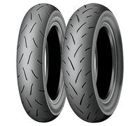SET DE PNEUS DUNLOP 100/90-12 49J TT93 GP DOT 2021 + 90/90-10 50J TT93 GP