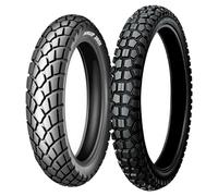 SET DE PNEUS DUNLOP 100/90-18 56P D602 + 4.10-18 59P D605