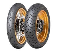 SET DE PNEUS DUNLOP 100/90-19 57V + 120/90-17 64S TRAILMAX MERIDIAN