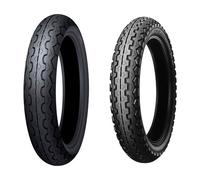 Dunlop - Pneu Moto K81 TT100 - Custom Collection - 4.10R19 - 61H - TT,Diagonal,Avant-Arrière