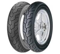 SET DE PNEUS DUNLOP 110/90-18 61H D404 + 200/55-17 78V D401 H.D.
