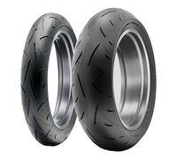 SET DE PNEUS DUNLOP 120/60-17 (55W) + 190/50-17 (73W) ROADSPORT 2
