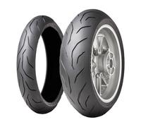SET DE PNEUS DUNLOP 120/70-17 (58W) + 160/60-17 (69W) SPORTSMART MK4