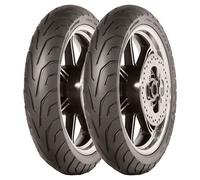 SET DE PNEUS DUNLOP 120/80-16 60V + 140/80-17 69V ARROWMAX STREETSMART
