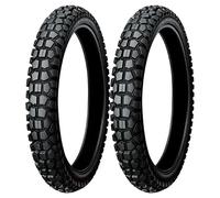 SET DE PNEUS DUNLOP 2.75-21 45P + 4.10-18 59P D605