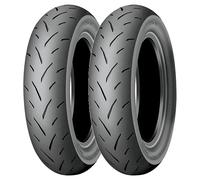 SET DE PNEUS DUNLOP 3.50-10 51J + 90/90-10 50J TT93 GP