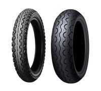 SET DE PNEUS DUNLOP 3.60-19 52H K81 TT100 + 140/70-18 67V TT100 GP