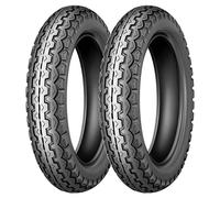 SET DE PNEUS DUNLOP 4.60-16 59S + 2.75-18 42S K82