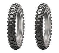 SET DE PNEUS DUNLOP 60/100-10 33J + 120/90-19 66M GEOMAX MX53