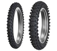 SET DE PNEUS DUNLOP 70/100-19 42M + 120/90-18 65M GEOMAX MX34