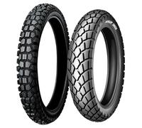 SET DE PNEUS DUNLOP 70/100-19 42P D605 + 130/80-17 65P D602