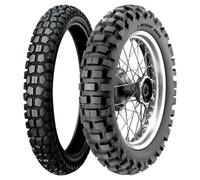 SET DE PNEUS DUNLOP 70/100-19 42P D605 + 130/90-17 68R D606