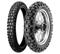 SET DE PNEUS DUNLOP 70/100-19 42P D605 + 130/90-18 69R D606