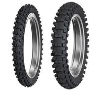 SET DE PNEUS DUNLOP 80/100-21 51M + 100/90-19 57M GEOMAX MX34