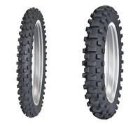 SET DE PNEUS DUNLOP 80/100-21 51M + 110/90-19 62M GEOMAX AT82