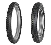 SET DE PNEUS DUNLOP 80/100-21 51M + 120/100-18 68M GEOMAX TL01