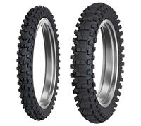 SET DE PNEUS DUNLOP 80/100-21 51M + 120/80-19 63M GEOMAX MX34