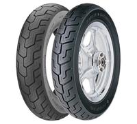 SET DE PNEUS DUNLOP 80/90-21 48H D404 + 200/55-17 78V D401 H.D.