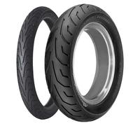SET DE PNEUS DUNLOP 80/90-21 54V + 180/60-17 75V GT502 H.D.