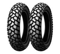 SET DE PNEUS DUNLOP 90/100-19 55P K460 + 120/90-16 63P K460 DOT 2022