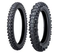 SET DE PNEUS DUNLOP 90/90-21 54R + 140/80-18 70M GEOMAX EN91 FIM