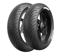 SET DE PNEUS EUROGRIP 110/70-17 54H + 130/80-17 65H ROADHOUND
