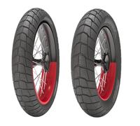 SET DE PNEUS EUROGRIP 120/70-15 56S + 130/80-12 69P BEE WILD M+S