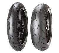 SET DE PNEUS METZELER 110/70-17 54H + 160/60-17 (69W) SPORTEC M5 INTERACT