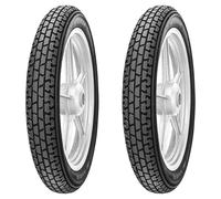 SET DE PNEUS METZELER 3.25-19 54P BLOCK C + 4.00-18 64H BLOCK C (C)