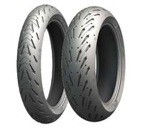 SET DE PNEUS MICHELIN 120/60-17 (55W) + 190/50-17 (73W) ROAD 5