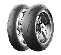 SET DE PNEUS MICHELIN 120/70-17 (58W) + 160/60-17 (69W) POWER GP 2