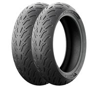 SET DE PNEUS MICHELIN 120/70-19 (60W) + 190/50-17 (73W) ROAD 6