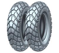 SET DE PNEUS MICHELIN 130/90-10 61J + 120/90-10 57J REGGAE