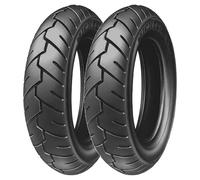 SET DE PNEUS MICHELIN 3.50-10 59J + 100/80-10 53L S1
