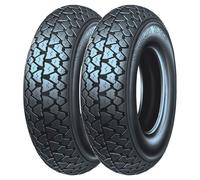 SET DE PNEUS MICHELIN 3.50-8 46J + 100/90-10 56J S83