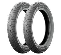 SET DE PNEUS MICHELIN 50/100-17 30P + 2.75-18 48S CITY EXTRA