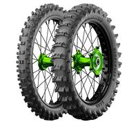 SET DE PNEUS MICHELIN 80/100-21 51M + 100/90-19 57M STARCROSS 6 SAND