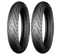 SET DE PNEUS MICHELIN 80/90-17 50S + 70/90-17 43S PILOT STREET
