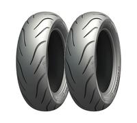SET DE PNEUS MICHELIN COMMANDER 3 CRUISER 140/75-17 + 130/90-16 DOT2022