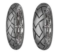 SET DE PNEUS MITAS 100/90-19 57V + 130/80-17 65H ENDURO TRAIL SP