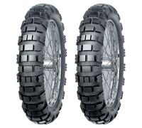 SET DE PNEUS MITAS 110/80-19 59R E-09 M+S + 150/70-17 69R E-09 DAKAR M+S