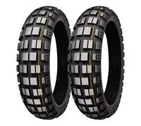 SET DE PNEUS MITAS 110/80-19 59T + 140/80-18 70T E-10 DAKAR M+S