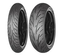 SET DE PNEUS MITAS 120/70-17 (58W) + 190/55-17 (75W) TOURING FORCE SP